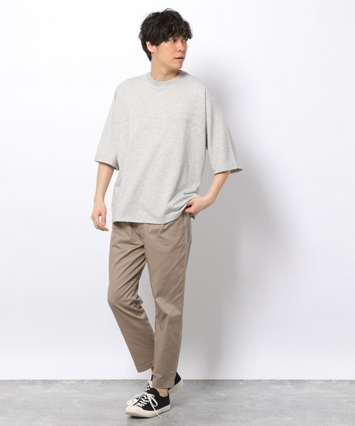 LAKOLE（ラコレ）の「ミニ裏毛ドルマンBIG-Tシャツ / 937737（Tシャツ/カットソー・メンズ・グレー/ホワイト/グリーン/ブラック・MEDIUM/LARGE）」の17枚目の写真