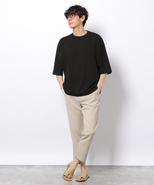 LAKOLE（ラコレ）の「ミニ裏毛ドルマンBIG-Tシャツ / 937737（Tシャツ/カットソー・メンズ・グレー/ホワイト/グリーン/ブラック・MEDIUM/LARGE）」の13枚目の写真