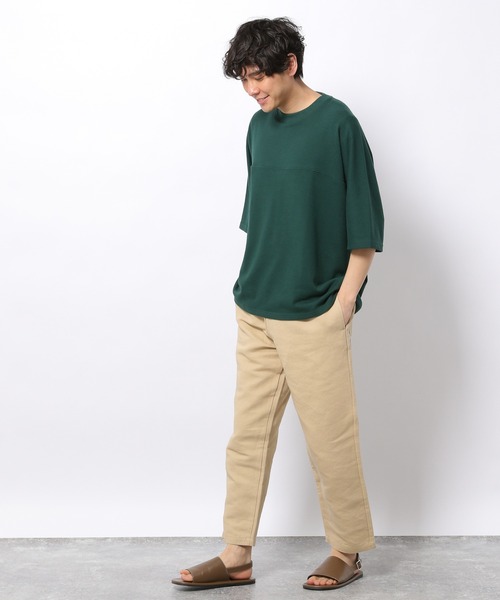 LAKOLE（ラコレ）の「ミニ裏毛ドルマンBIG-Tシャツ / 937737（Tシャツ/カットソー・メンズ・グレー/ホワイト/グリーン/ブラック・MEDIUM/LARGE）」の15枚目の写真