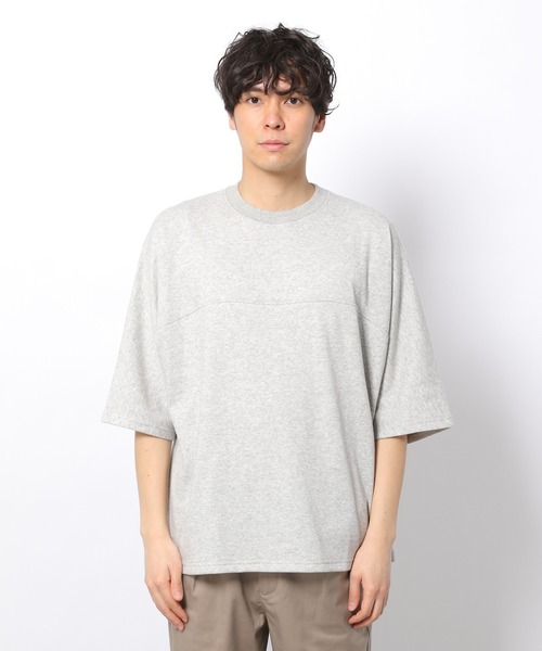 LAKOLE（ラコレ）の「ミニ裏毛ドルマンBIG-Tシャツ / 937737（Tシャツ/カットソー・メンズ・グレー/ホワイト/グリーン/ブラック・MEDIUM/LARGE）」の22枚目の写真