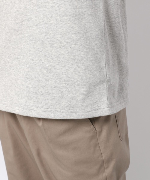 LAKOLE（ラコレ）の「ミニ裏毛ドルマンBIG-Tシャツ / 937737（Tシャツ/カットソー・メンズ・グレー/ホワイト/グリーン/ブラック・MEDIUM/LARGE）」の12枚目の写真