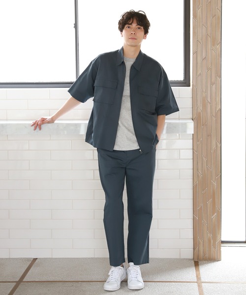 LAKOLE（ラコレ）の「ミニ裏毛ドルマンBIG-Tシャツ / 937737（Tシャツ/カットソー・メンズ・グレー/ホワイト/グリーン/ブラック・MEDIUM/LARGE）」の8枚目の写真