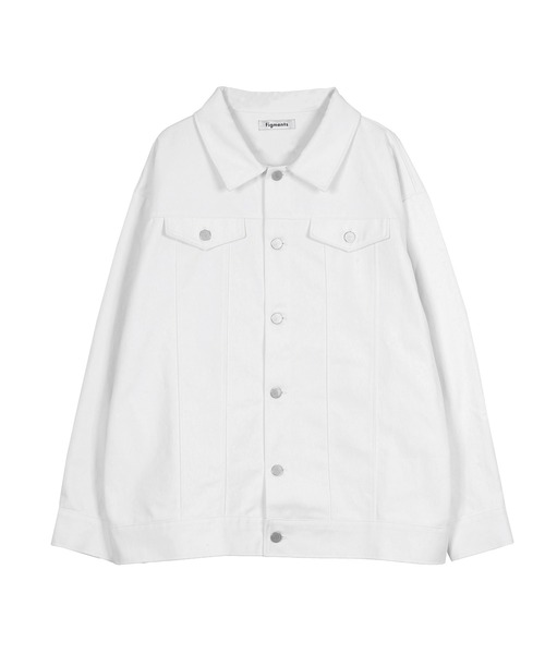 Figments（フィグメンツ）の「ツイルオーバージャケット（その他アウター・レディース・ホワイト/ブラック/ブルー・SMALL/MEDIUM）」の18枚目の写真