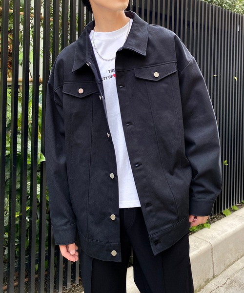 Figments（フィグメンツ）の「ツイルオーバージャケット（その他アウター・レディース・ホワイト/ブラック/ブルー・SMALL/MEDIUM）」の15枚目の写真