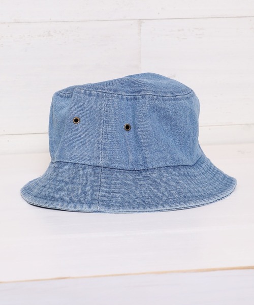 newhattan（ニューハッタン）の「newhattan/コットンバケットハット（ハット・メンズ・ブラック系その他/インディゴブルー/ブラック/カーキ/オフホワイト/ライトブルー/ホワイト/デザートカモ/カモフラージュ/ネイビー/ダークグリーン/バーガンディー・FREE/SMALL）」の21枚目の写真