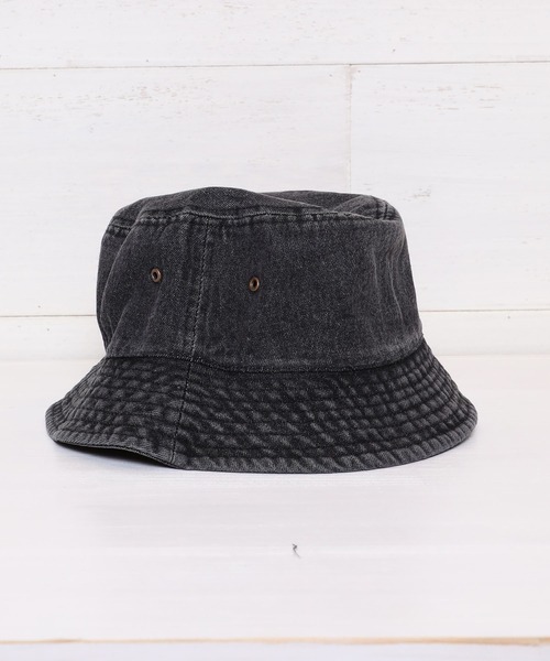 newhattan（ニューハッタン）の「newhattan/コットンバケットハット（ハット・メンズ・ブラック系その他/インディゴブルー/ブラック/カーキ/オフホワイト/ライトブルー/ホワイト/デザートカモ/カモフラージュ/ネイビー/ダークグリーン/バーガンディー・FREE/SMALL）」の19枚目の写真