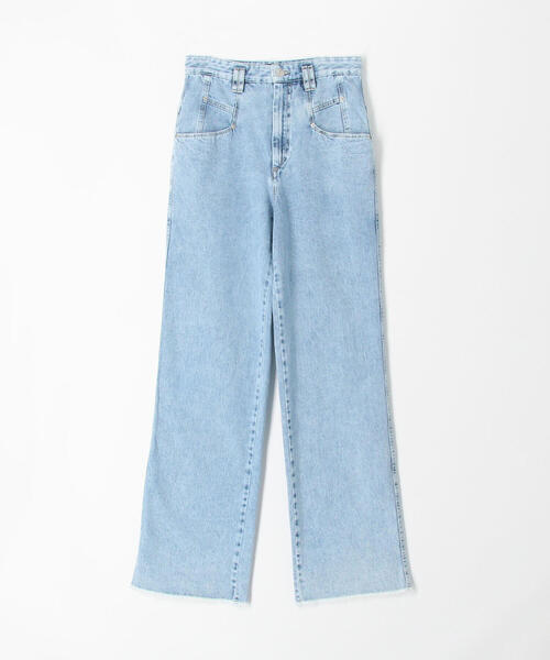 ISABEL MARANT DILESQUI コットンウォッシュドデニム ワイドパンツ