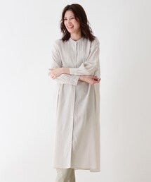 SHOO・LA・RUE | 【S-3L】綿シフォンピンタックワンピース(ワンピース)