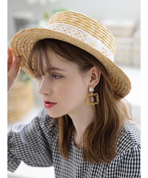 Honey Salon（ハニーサロン）の「スクエアビジューアシメピアス（ピアス（両耳用）・レディース・ライトブルー/クリア・FREE）」の14枚目の写真