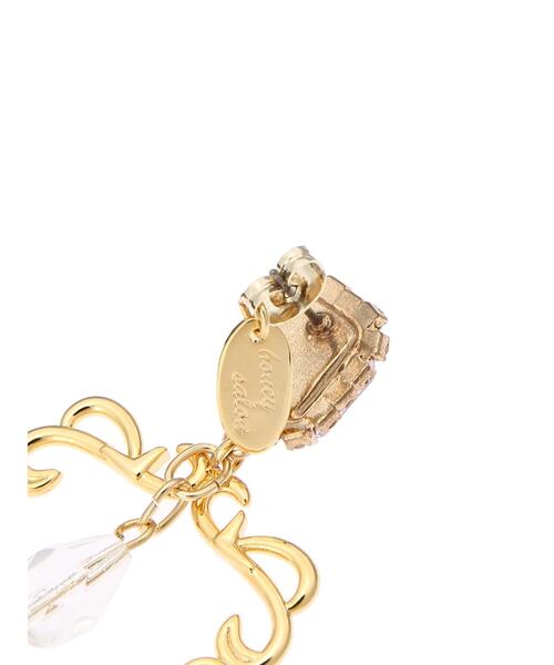 Honey Salon（ハニーサロン）の「スクエアビジューアシメピアス（ピアス（両耳用）・レディース・ライトブルー/クリア・FREE）」の5枚目の写真