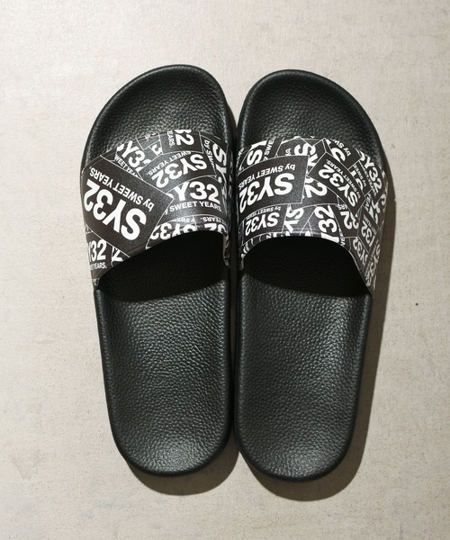 【セール】SY32 by SWEET YEARS/BOX LOGO SHOWER SANDALS(サンダル)|SY32 by SWEET YEARS(エスワイサーティトゥバイスィートイヤーズ)