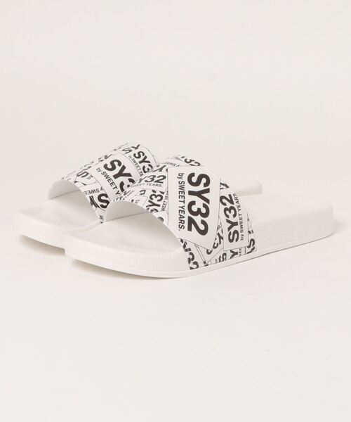 セール】SY32 by SWEET YEARS/BOX LOGO SHOWER SANDALS
