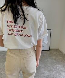 Back4段刺繍ロゴTシャツ