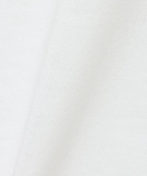 MLI'A（エムリア）の「Back4段刺繍ロゴTシャツ（Tシャツ/カットソー・レディース・ブルー/ホワイト×レッド/ホワイト×ブラック/スミクロ・M）」の8枚目の写真