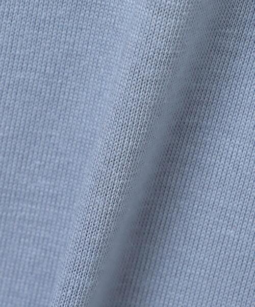 MLI'A（エムリア）の「Back4段刺繍ロゴTシャツ（Tシャツ/カットソー・レディース・ブルー/ホワイト×レッド/ホワイト×ブラック/スミクロ・M）」の13枚目の写真