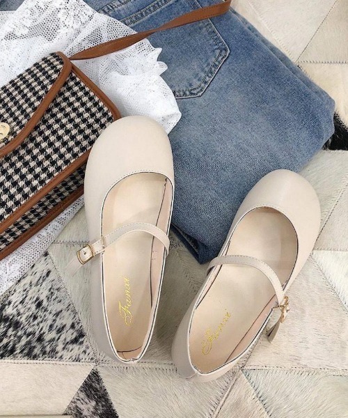 LAC-VERT（ラック・ヴェール）の「レトロストラップシューズ（パンプス・レディース・ブラック/ブラウン/アイボリー・S/M/L）」の19枚目の写真