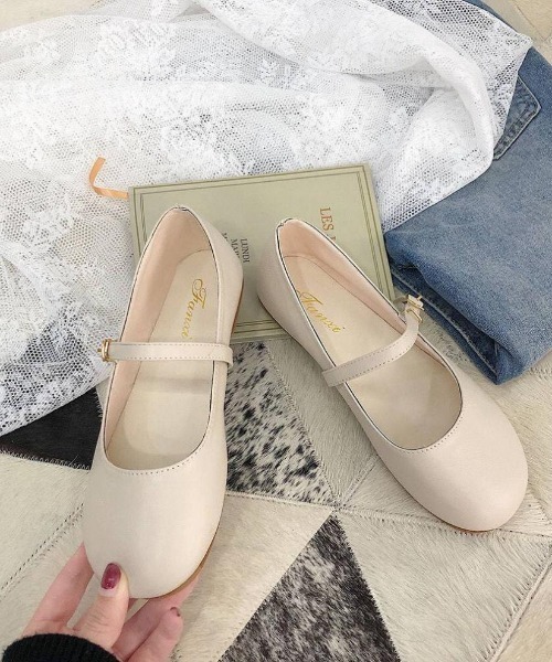 LAC-VERT（ラック・ヴェール）の「レトロストラップシューズ（パンプス・レディース・ブラック/ブラウン/アイボリー・S/M/L）」の20枚目の写真