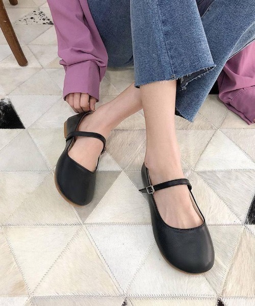 LAC-VERT（ラック・ヴェール）の「レトロストラップシューズ（パンプス・レディース・ブラック/ブラウン/アイボリー・S/M/L）」の17枚目の写真