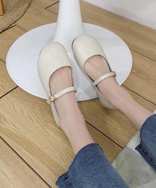 LAC-VERT（ラック・ヴェール）の「レトロストラップシューズ（パンプス・レディース・ブラック/ブラウン/アイボリー・S/M/L）」の22枚目の写真