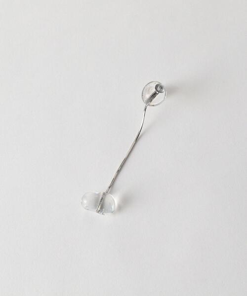 Iria Ashimine（イリアアシミネ）の「＜iria ashimine＞クリアロングチェーンピアス（ピアス（両耳用）・レディース・その他1・FREE）」の2枚目の写真