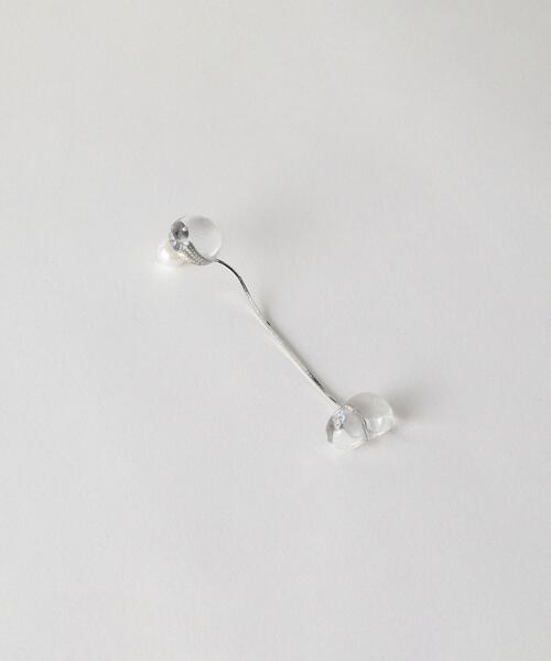 Iria Ashimine（イリアアシミネ）の「＜iria ashimine＞クリアロングチェーンピアス（ピアス（両耳用）・レディース・その他1・FREE）」の3枚目の写真