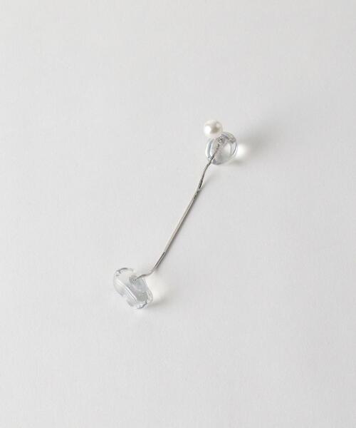 Iria Ashimine（イリアアシミネ）の「＜iria ashimine＞クリアロングチェーンピアス（ピアス（両耳用）・レディース・その他1・FREE）」の4枚目の写真