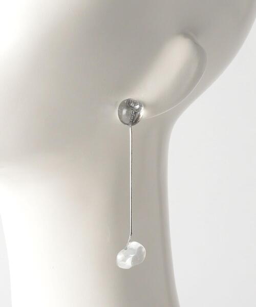 Iria Ashimine（イリアアシミネ）の「＜iria ashimine＞クリアロングチェーンピアス（ピアス（両耳用）・レディース・その他1・FREE）」の6枚目の写真