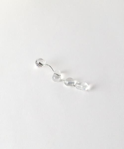 Iria Ashimine（イリアアシミネ）の「＜iria ashimine＞クリアロングチェーンピアス（ピアス（両耳用）・レディース・その他1・FREE）」の8枚目の写真