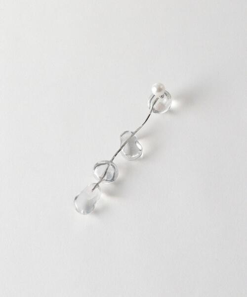 Iria Ashimine（イリアアシミネ）の「＜iria ashimine＞クリアロングチェーンピアス（ピアス（両耳用）・レディース・その他1・FREE）」の9枚目の写真