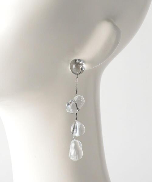 Iria Ashimine（イリアアシミネ）の「＜iria ashimine＞クリアロングチェーンピアス（ピアス（両耳用）・レディース・その他1・FREE）」の11枚目の写真