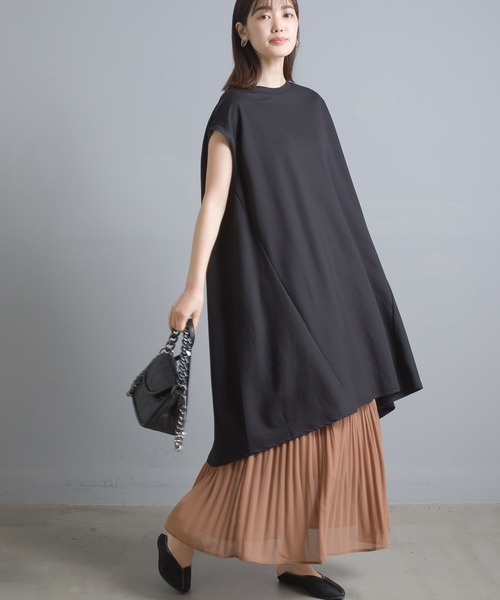 OMNES（オムネス）の「シフォンプリーツスカート（スカート・レディース・ブラック/ラベンダー/キャメル・FREE）」の17枚目の写真