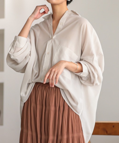 OMNES（オムネス）の「シフォンプリーツスカート（スカート・レディース・ブラック/ラベンダー/キャメル・FREE）」の21枚目の写真