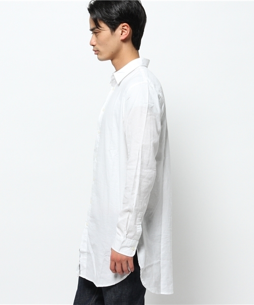 WEGO（ウィゴー）の「WEGO/ビエラロングシャツ（シャツ/ブラウス・メンズ・ホワイト/ブラック/ネイビー・LARGE/MEDIUM）」の7枚目の写真