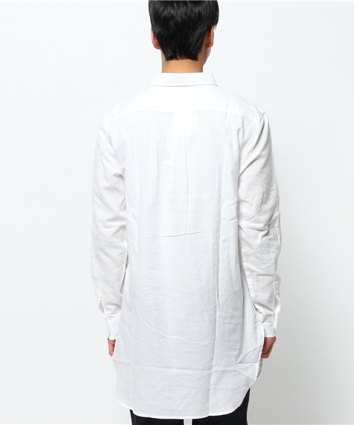 WEGO（ウィゴー）の「WEGO/ビエラロングシャツ（シャツ/ブラウス・メンズ・ホワイト/ブラック/ネイビー・LARGE/MEDIUM）」の8枚目の写真