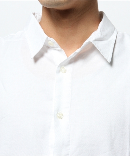 WEGO（ウィゴー）の「WEGO/ビエラロングシャツ（シャツ/ブラウス・メンズ・ホワイト/ブラック/ネイビー・LARGE/MEDIUM）」の9枚目の写真