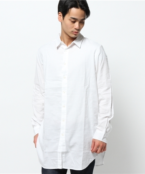 WEGO（ウィゴー）の「WEGO/ビエラロングシャツ（シャツ/ブラウス・メンズ・ホワイト/ブラック/ネイビー・LARGE/MEDIUM）」の13枚目の写真