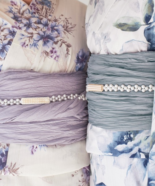 Dita(ディータ)の「ゆかた姿を引き立てる。パール飾り紐(和装小物・レディース・シルバー/ゴールド・FREE)」の3枚目の写真