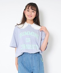 LOVETOXIC | 衿セットカレッジロゴ半袖Tシャツ(Tシャツ/カットソー)