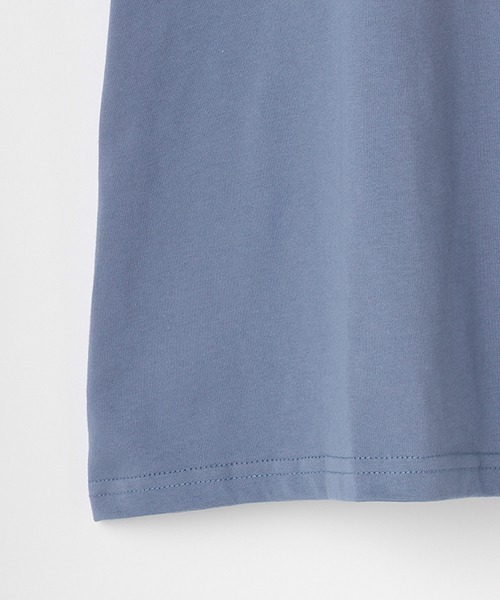 LOVETOXIC（ラブトキシック）の「衿セットカレッジロゴプリント半袖Tシャツ（Tシャツ/カットソー・キッズ・ネイビー/アイボリー/サックスブルー・M/SS/S/L）」の11枚目の写真