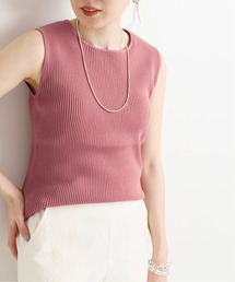 IENA | RIB ニットノースリーブ◆(ニット/セーター)