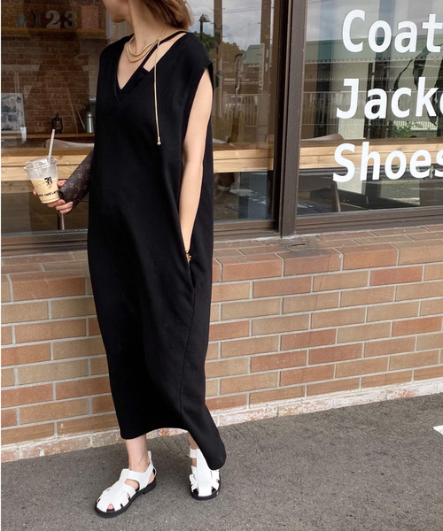 ISOOK（アイスー）の「Sleeveless sweat one-piece / スリーブ