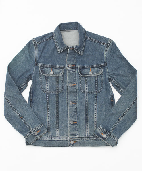 NANO universe(ナノユニバース)の「A.P.C(アーペーセー)/ NewBlousonJeanStretch(デニムジャケット・メンズ・ブルー・SMALL/XX-SMALL/X-SMALL/MEDIUM)」の1枚目の写真