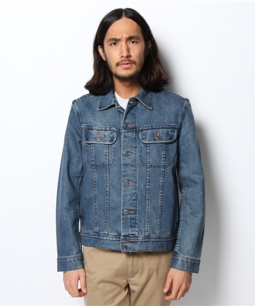 NANO universe(ナノユニバース)の「A.P.C(アーペーセー)/ NewBlousonJeanStretch(デニムジャケット・メンズ・ブルー・SMALL/XX-SMALL/X-SMALL/MEDIUM)」の2枚目の写真