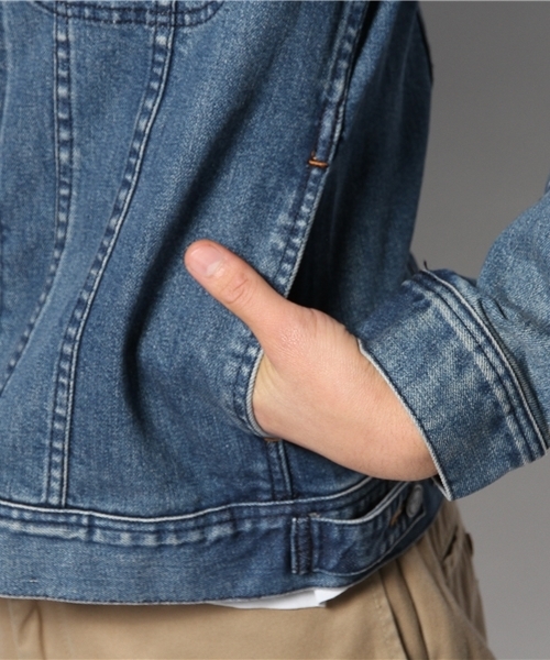 NANO universe(ナノユニバース)の「A.P.C(アーペーセー)/ NewBlousonJeanStretch(デニムジャケット・メンズ・ブルー・SMALL/XX-SMALL/X-SMALL/MEDIUM)」の8枚目の写真
