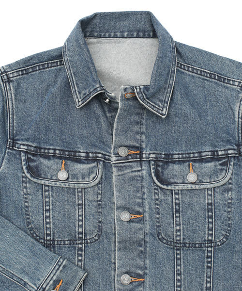 NANO universe(ナノユニバース)の「A.P.C(アーペーセー)/ NewBlousonJeanStretch(デニムジャケット・メンズ・ブルー・SMALL/XX-SMALL/X-SMALL/MEDIUM)」の13枚目の写真