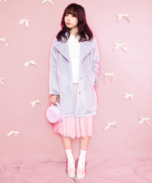 L.D.S. | Fluffy Cloudフェイクファーコート(ダウンジャケット/コート)