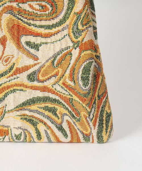 green label relaxing（グリーンレーベルリラクシング）の「トール ジャカード ドロスト ハンド ショルダー 2WAY バッグ（ショルダーバッグ・レディース・ブラック/ブラウン/ライム・FREE）」の8枚目の写真