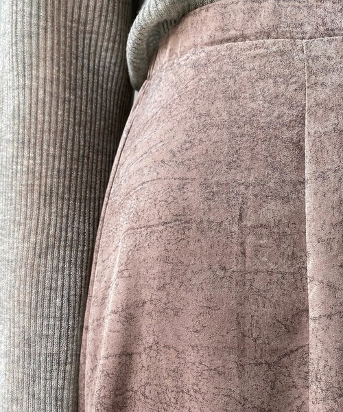 CAPRICIEUX LE'MAGE(カプリシューレマージュ)の「モザイクピーチタッチフレアスカート(スカート・レディース・ベージュ/ブラウン/アイボリー・FREE)」の8枚目の写真