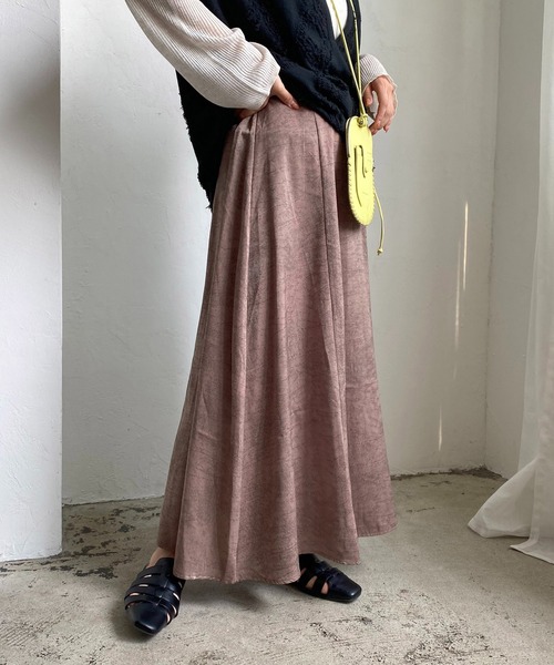 CAPRICIEUX LE'MAGE(カプリシューレマージュ)の「モザイクピーチタッチフレアスカート(スカート・レディース・ベージュ/ブラウン/アイボリー・FREE)」の13枚目の写真