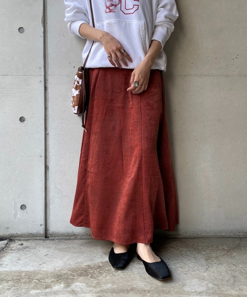 CAPRICIEUX LE'MAGE(カプリシューレマージュ)の「モザイクピーチタッチフレアスカート(スカート・レディース・ベージュ/ブラウン/アイボリー・FREE)」の18枚目の写真